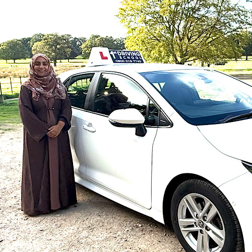 Driving Instructor: Nazia Bibi